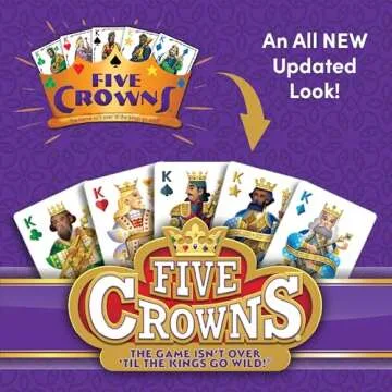 PlayMonster Five Crowns Card Game in Collectible Tin