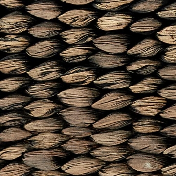 mDesign Woven Hyacinth Toilet Roll Holder - Stylish Organizer