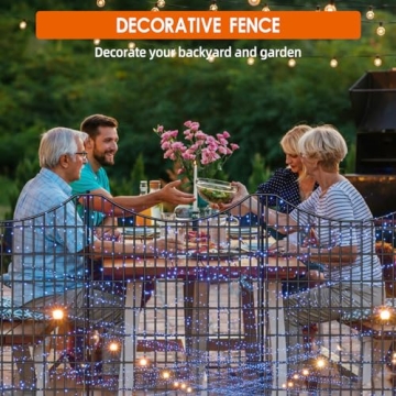 No Dig Decorative Garden Fence 12 Panels 33"H