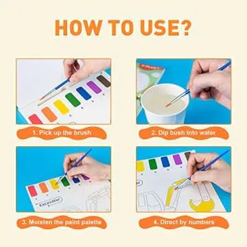 YPLUS Paint with Water Books - Creative Art for Toddlers