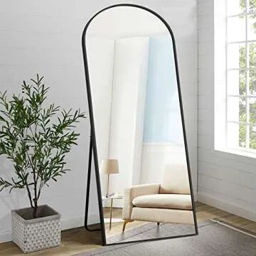 NeuType Large Arched Floor Mirror for Any Room