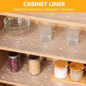 Premium INNOLITES Kitchen Drawer Shelf Liner Waterproof Non-Slip