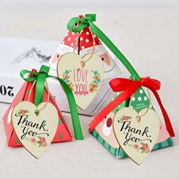 obmwang 50 Pieces 3" Natural Heart Wood Slices, DIY Wooden Ornaments Unfinished Predrilled Wooden Heart Embellishments with Natural Twine for Valentine's Day, Wedding, Thanksgiving, Christmas