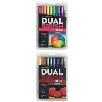 Tombow Dual Brush Pen 20-Pack Vibrant Markers