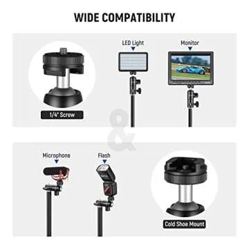 NEEWER Light Stand Mount Adapter for Versatile Photography