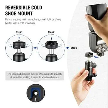 NEEWER Light Stand Mount Adapter for Versatile Photography