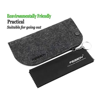 FEISEDY Vintage Flat Top Sunglasses with UV400 Protection