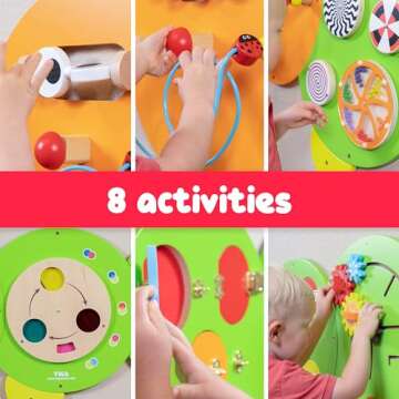 Caterpillar Activity Wall Panels for Toddlers | 8 Fun Activities