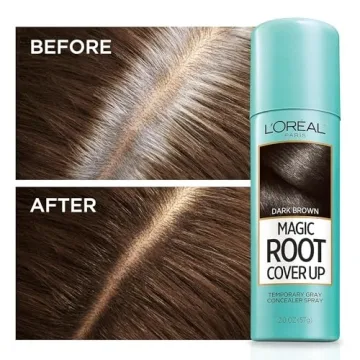 L'Oreal Paris Magic Root Cover Up Gray Concealer Spray Medium Brown