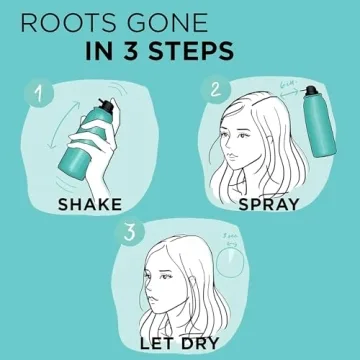 L'Oreal Paris Magic Root Cover Up Gray Concealer Spray Medium Brown