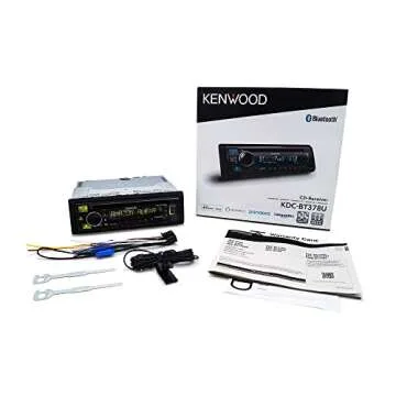 KENWOOD KDC-BT378U CD Car Stereo with Bluetooth, USB