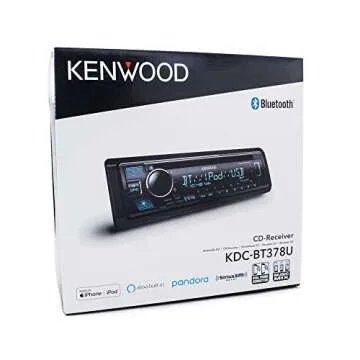 KENWOOD KDC-BT378U CD Car Stereo with Bluetooth, USB