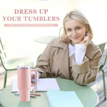 Personalized Letter Charm for Stanley Tumbler - Cute & Stylish