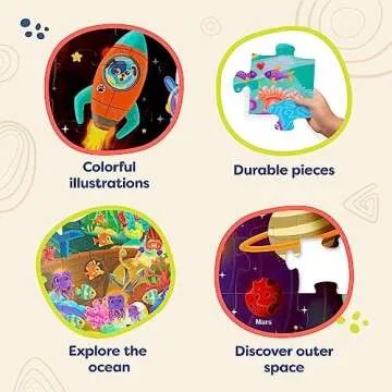 B. toys- Gigantic Jigsaw 2-Pack - Sea & Solar System- 48-Piece Floor Puzzles-Large 2 x 3 Feet Jigsaw Puzzles for Kids – Educational & Developmental Toys – 3 Years +