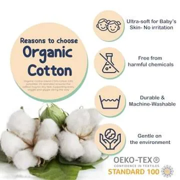 Mother's Choice Organic Cotton Baby Socks, 12 Pairs, Unisex 0-6 Months - Soft, Hypoallergenic Newborn & Infant Socks - Baby Girl & Boy Gifts, (12Pcs, Brown)