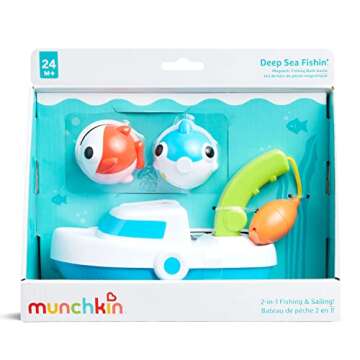 Munchkin Deep Sea Fishin Bath Toy for Toddler Play