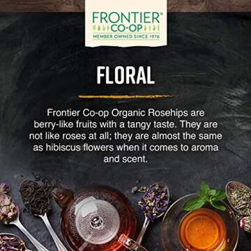 Organic Rosehips for Tea, Cooking & Skincare - 1 lb