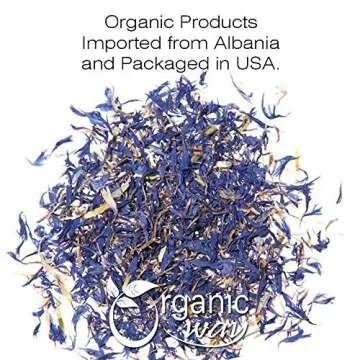 Organic Cornflower Petals Blue - Premium Herbal Tea