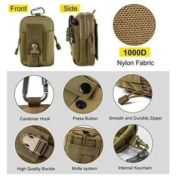 Unigear Tactical Molle EDC Utility Pouch for Essentials