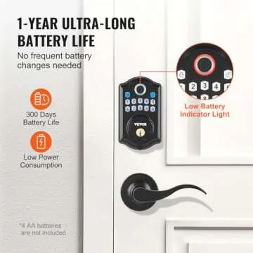 VEVOR Fingerprint Door Lock - Keyless & Secure Access