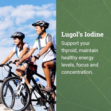 Organic Lugol's Iodine 2% Solution for Thyroid Support