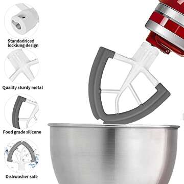 FThinkup Flex Edge Beater for KitchenAid Mixers