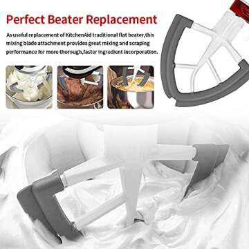 FThinkup Flex Edge Beater for KitchenAid Mixers