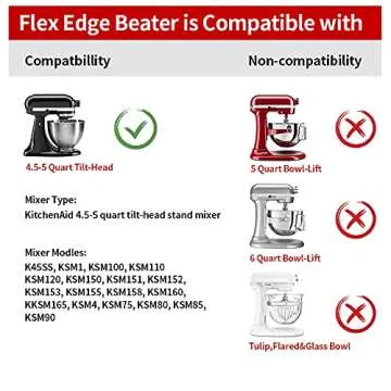 FThinkup Flex Edge Beater for KitchenAid Mixers