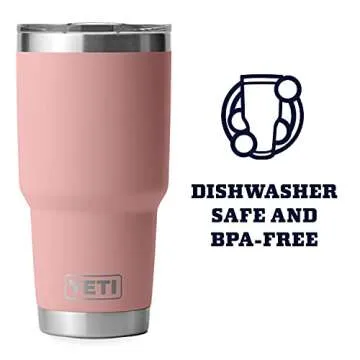YETI 30 oz Rambler Tumbler - Vacuum Insulated, Pink