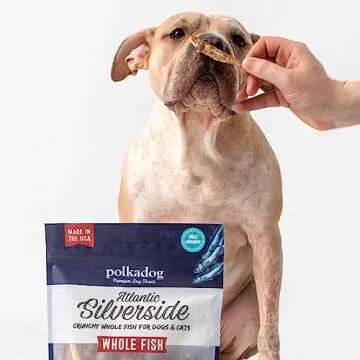Polkadog Whole Fish Treats for Dogs and Cats