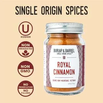 Burlap & Barrel Royal Cinnamon - Gourmet Flavor in a Jar