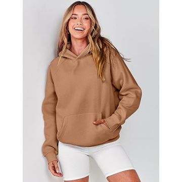 ANRABESS Women Oversized Fleece Hoodie Comfortable Stylish