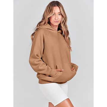 ANRABESS Women Oversized Fleece Hoodie Comfortable Stylish