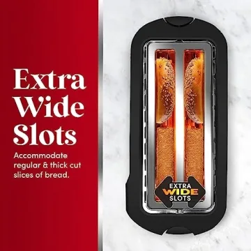 Elite Gourmet 4 Slice Long Slot Toaster
