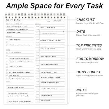 24 Hour Daily Planner for Productivity & Organization