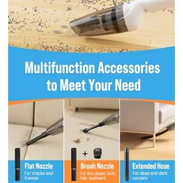 Milunho Handheld Vacuum - 9500PA Cordless Power