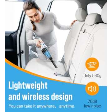 Milunho Handheld Vacuum - 9500PA Cordless Power