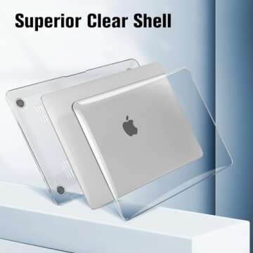 Fintie MacBook Air 13 Case - Crystal Clear Protection
