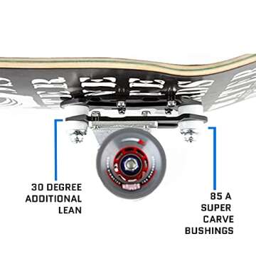 WATERBORNE SKATEBOARDS Surf and Rail Adapter High Performance Bundle Fits & Mounts to Any Skateboard - Includes Both Waterborne Adapters
