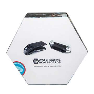 WATERBORNE SKATEBOARDS Surf and Rail Adapter High Performance Bundle Fits & Mounts to Any Skateboard - Includes Both Waterborne Adapters