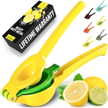 Metal Lemon Squeezer - Max Juice & Easy Clean