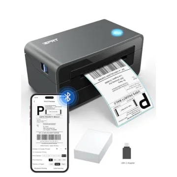 iDPRT Bluetooth Thermal Shipping Label Printer for Fast and Easy Printing on Multiple Platforms