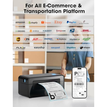 iDPRT Bluetooth Thermal Shipping Label Printer for All