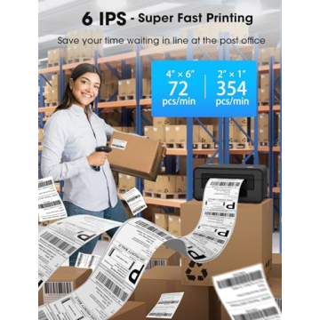 iDPRT Bluetooth Thermal Shipping Label Printer for All