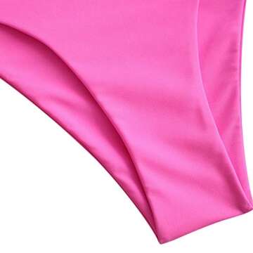 ZAFUL Neon Plunge Bikini Swimsuit for Confident Women