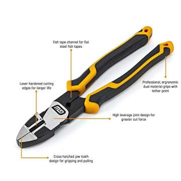 Top GearWrench 6 Pc Pitbull Plier Universal Set