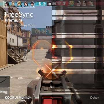 KOORUI 27-Inch 144Hz QHD Gaming Monitor with Adaptive G-Sync