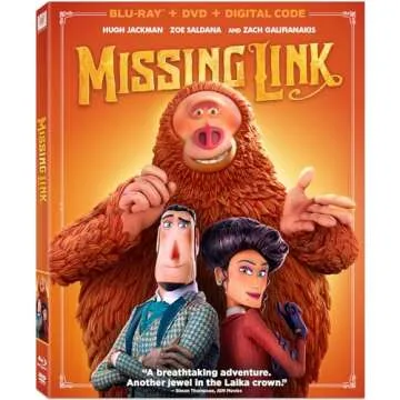 Missing Link Blu-ray – An Engaging Animated Adventure for All Ages