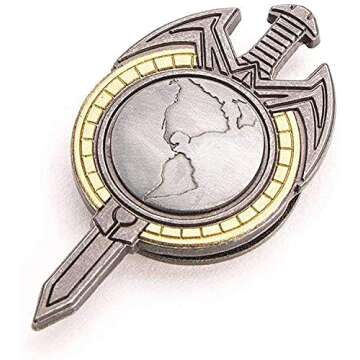 QMX Star Trek: TNG Mirror Universe Magnetic Insignia Badge