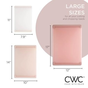 COOK WITH COLOR Extra Large Cutting Board Set, 3-Piece